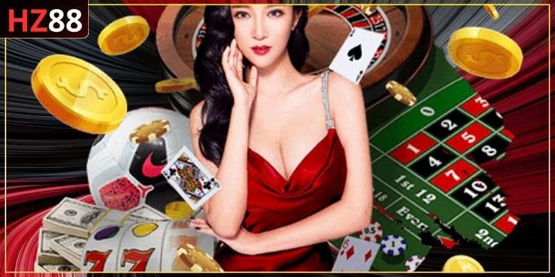Casino HZ88 chia bài trên bàn live