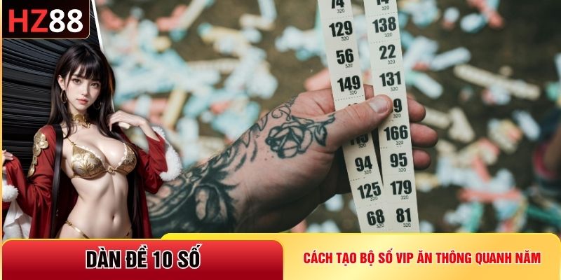 dàn đề 10 số