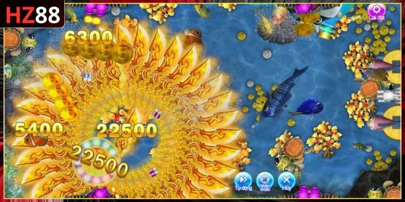 Một số tính năng trong game bắn cá